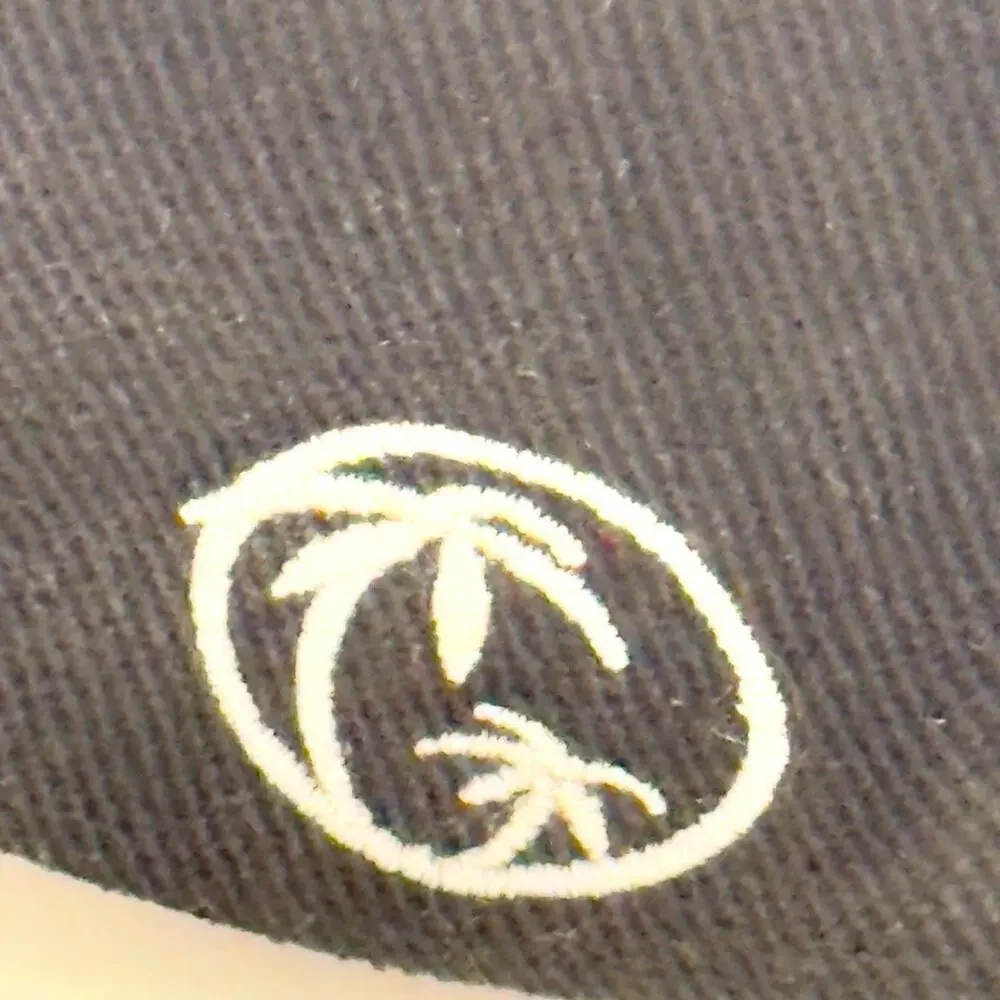 Vintage Hawaiian Islands Tribal Hat Strapback Black Brown Embroidered Hawaii